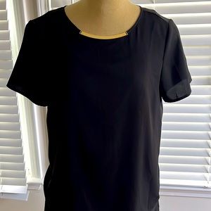 Women’s Michael Kors blouse with gold details gray condition size 6 fast ship